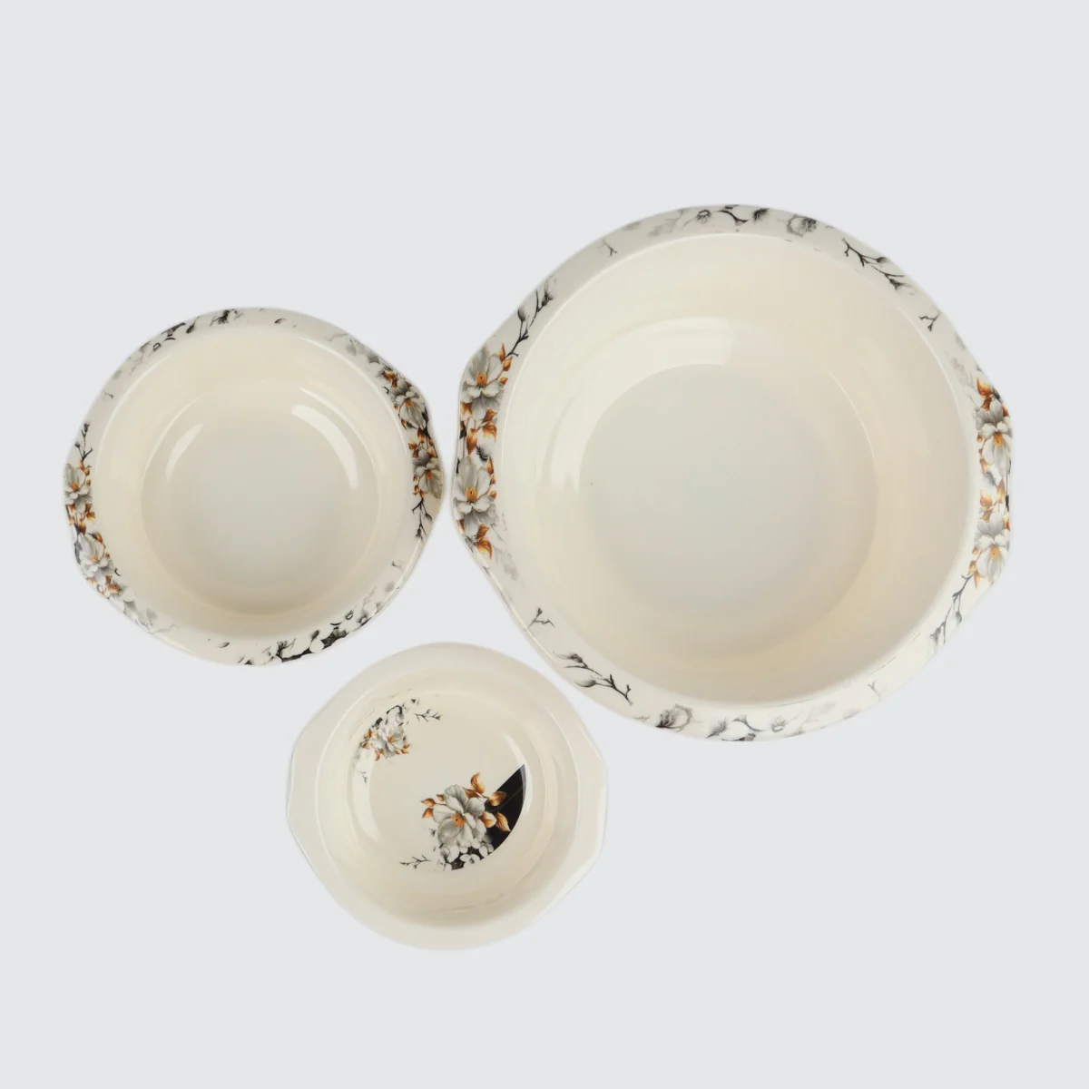 Crystal Coated 100% Double Glaze Melamine Dinner Set – Premium Quality 80 Pcs Set for 8 Persons – Model 13 - Image 3